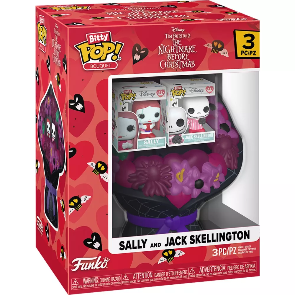 Funko Pop! Jack Skellington 2 Pack Valentine's Disney Tim Burton's